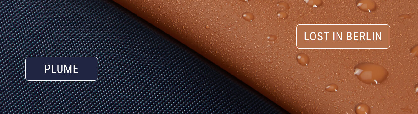 PLUME VS LOST IN BERLIN, TWO MATERIALS, TWO STYLES FOR TRAVELLING IN ELEGANCE